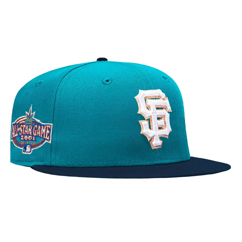 New Era 59Fifty Giants 2001 All-Star Game Baseball Cap – Teal & Navy