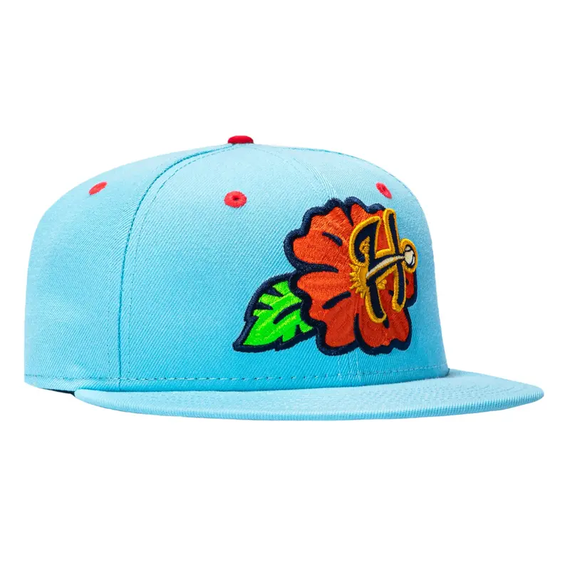 New Era 59Fifty Harrisburg Senators Luau Cap – Light Blue