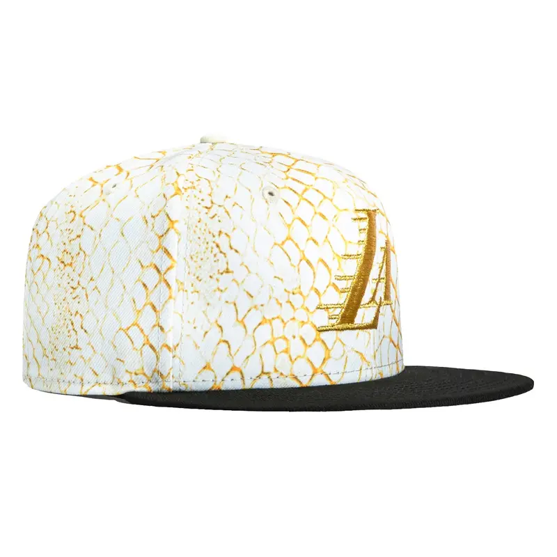 New Era 59Fifty LA Lakers Mamba Day Motion Cap – White & Black