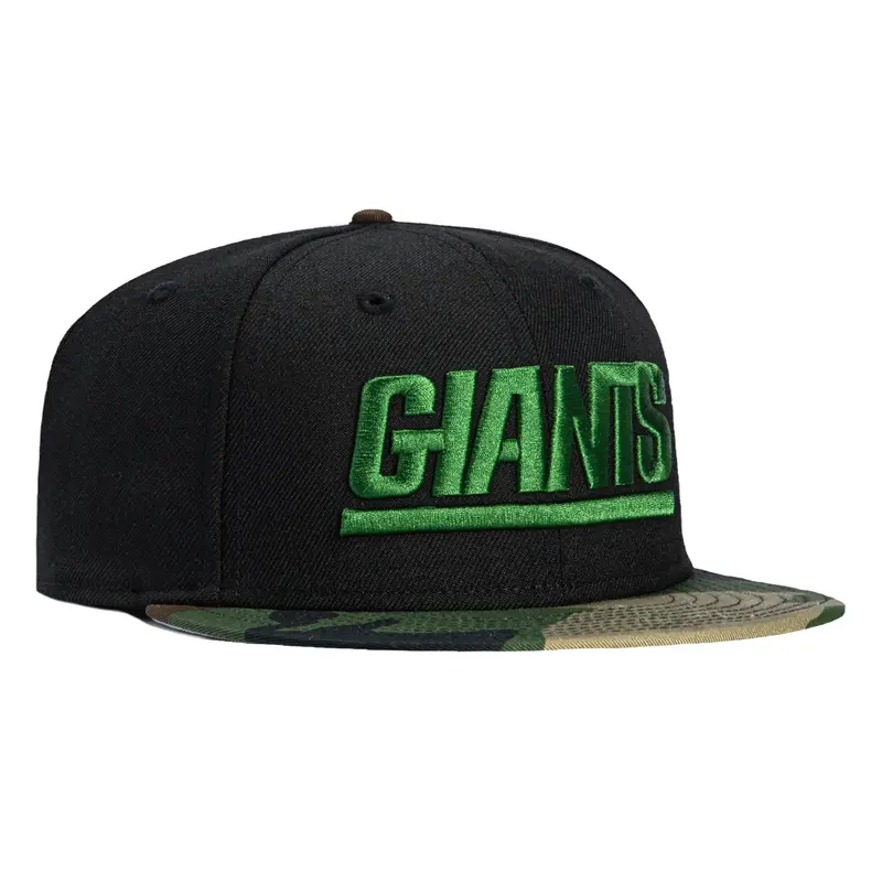 New Era 59Fifty New York Giants Camo Cap – Black Base with Camo Trim