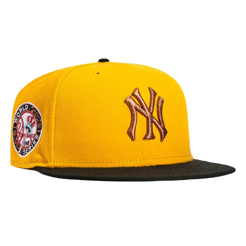 New Era 59Fifty New York Yankees 1949 World Series Hat – Gold & Black Fitted