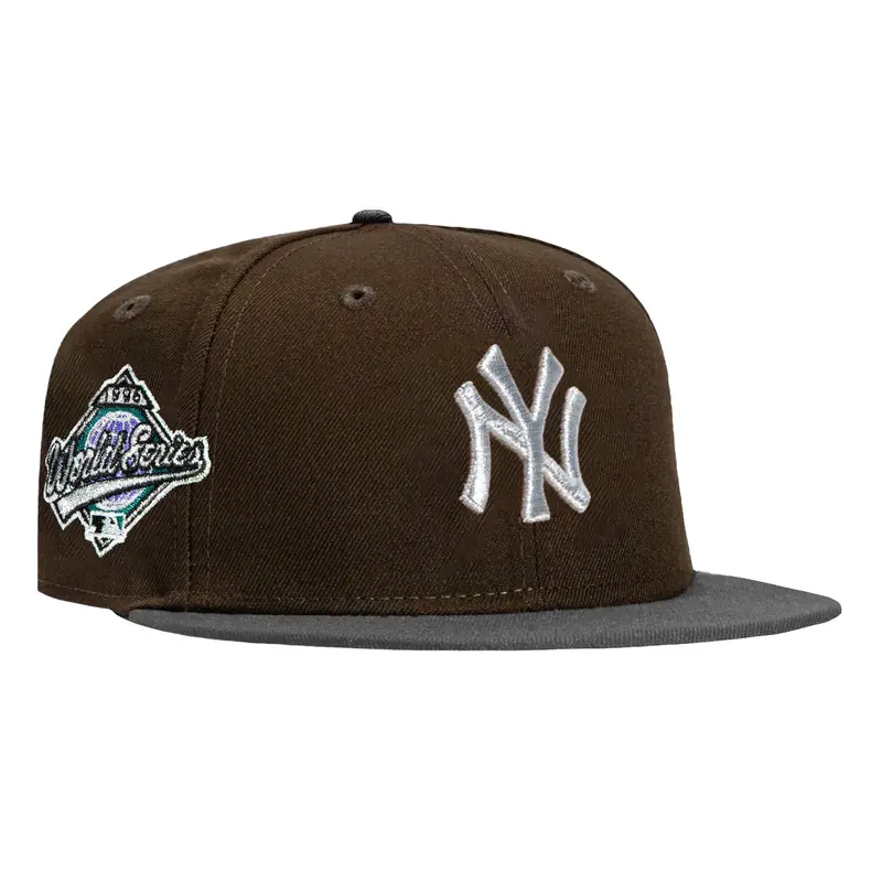 New Era 59Fifty New York Yankees 1996 World Series Cap – Brown, Graphite & Metallic Silver