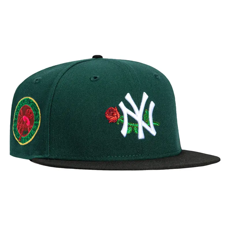 New Era 59Fifty NY Yankees 1949 World Series Valentine’s Rose Cap – Emerald Green & Black