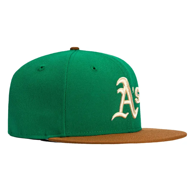 New Era 59Fifty Oakland Athletics Monstera Pack Cap – Kelly Green & Khaki