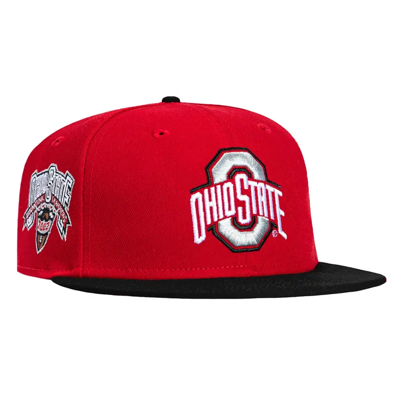 New Era 59Fifty Ohio State 2002 National Champions Cap – Red & Black Structured Hat