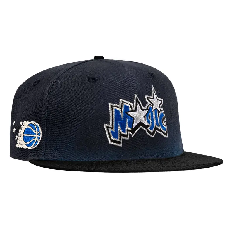 New Era 59Fifty Orlando Magic 1989 Vintage Wordmark Cap – Navy & Black