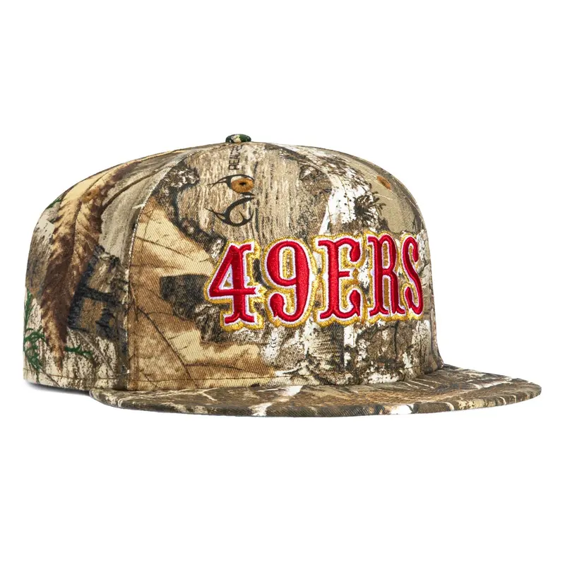 New Era 59Fifty San Francisco 49ers Wordmark Snapback – Realtree Camo