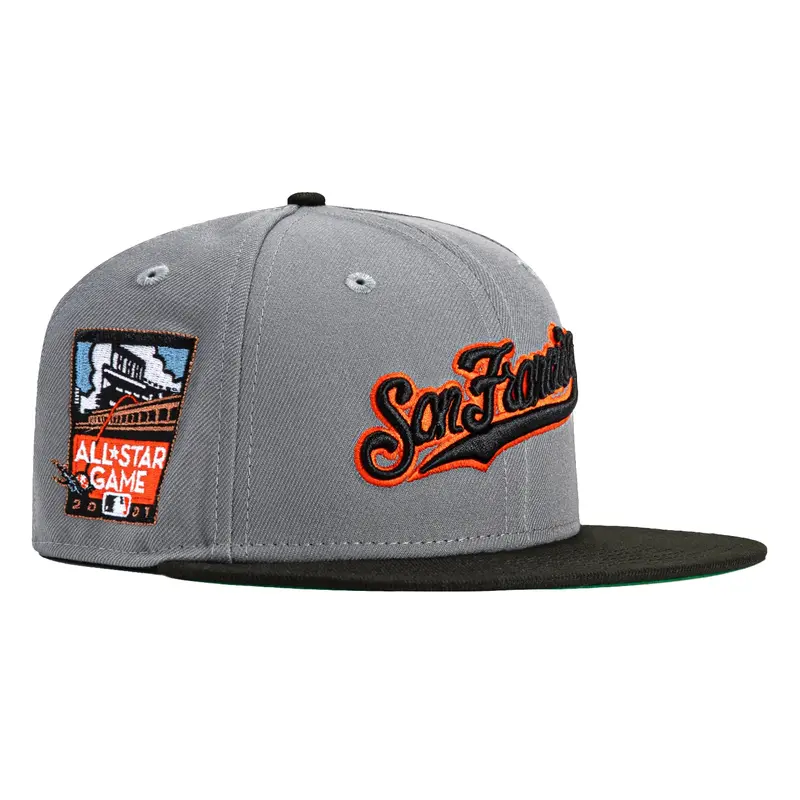 New Era 59Fifty San Francisco Giants 2007 All-Star Game Script Cap – Storm Grey & Black