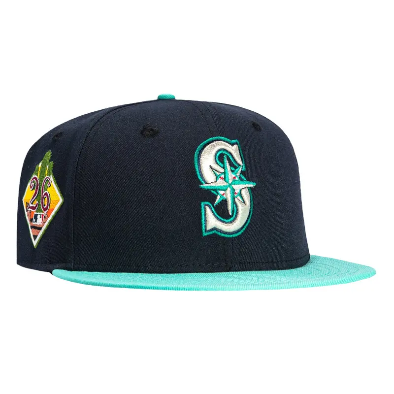 New Era 59Fifty Seattle Mariners 2026 Arizona Spring Training Hat – Navy/Mint