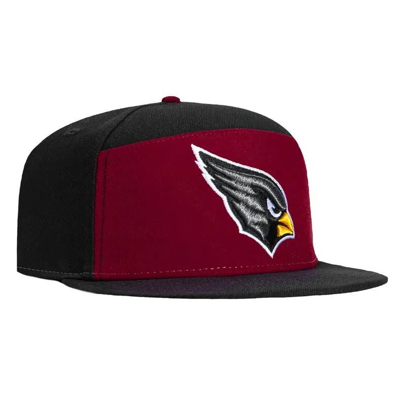 New Era 59Fifty Split-Panel Arizona Cardinals Fitted Cap – Maroon & Black