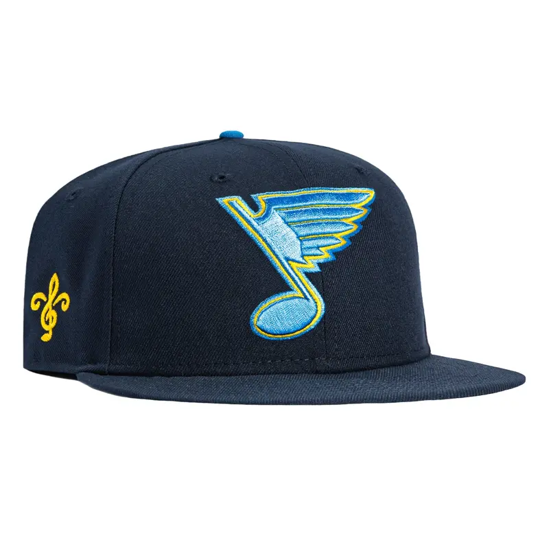 New Era 59Fifty St. Louis Blues OTC Logo Patch Cap – Navy Base
