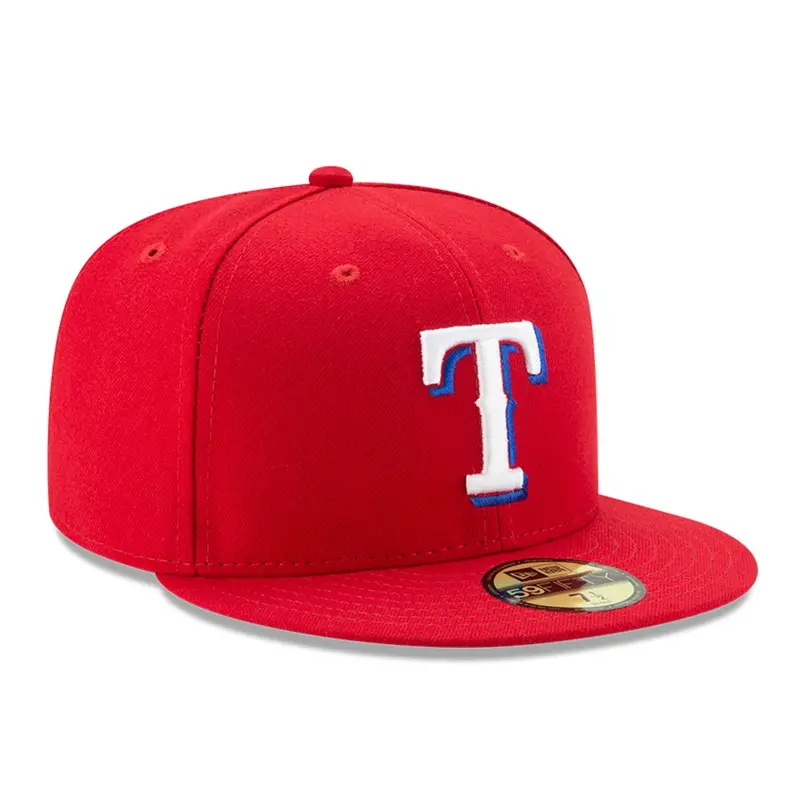 New Era 59Fifty Texas Rangers Authentic Alternate Cap – Rich Red