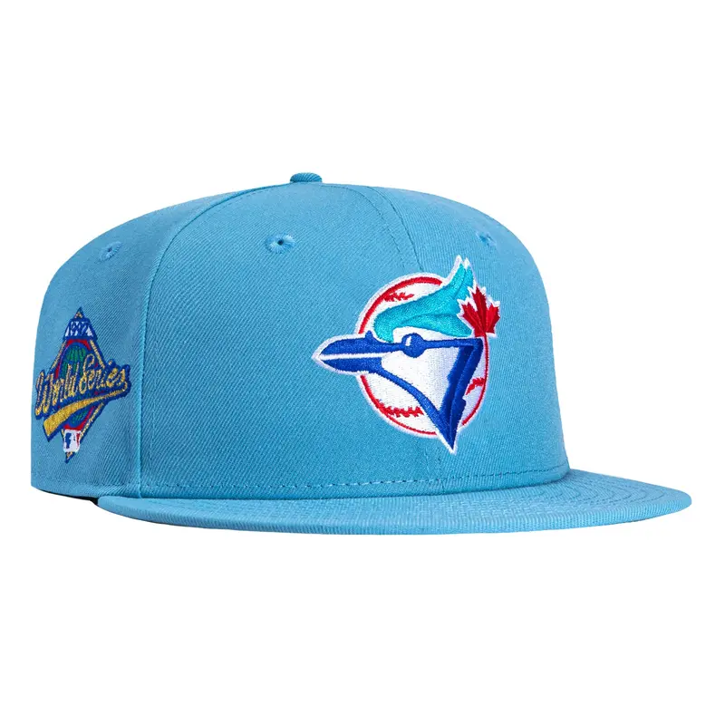 New Era 59Fifty Toronto Blue Jays Light Blue Cap Celebrating 1992 World Series Win