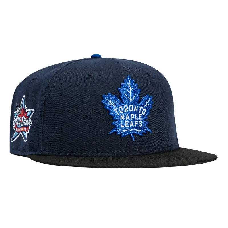 New Era 59Fifty Toronto Maple Leafs 2024 All-Star Game Collector Hat – Navy & Black