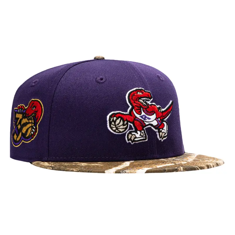 New Era 59Fifty Toronto Raptors 30th Anniversary Alternate Cap – Purple & Realtree