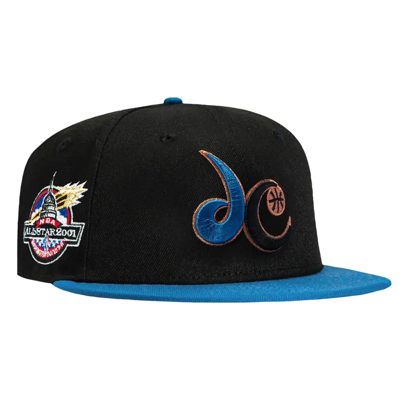 New Era 59Fifty Washington Wizards 2001 All-Star Game DC Cap – Black & Indigo