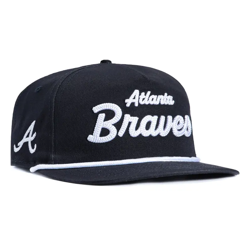 New Era 9Fifty Atlanta Braves Team Logo Snapback – Navy