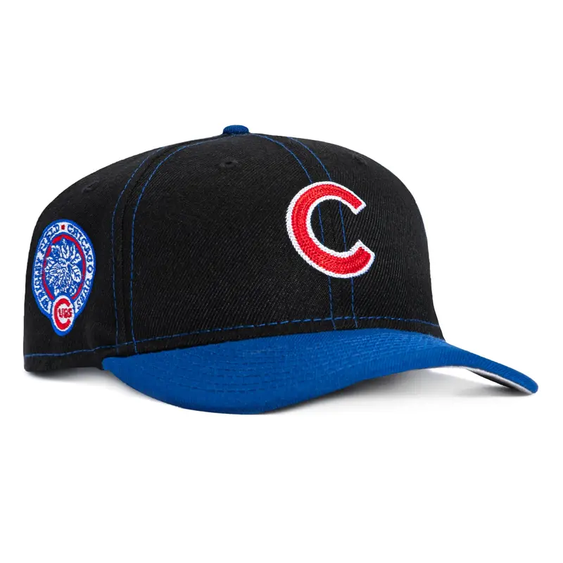 New Era 9Fifty Retro Wrigley Field Cubs Snapback – Black & Royal