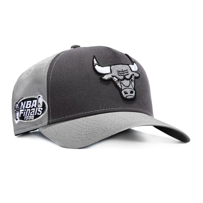 New Era 9Forty A-Frame Chicago Bulls 1998 NBA Finals Snapback – Grey & Graphite