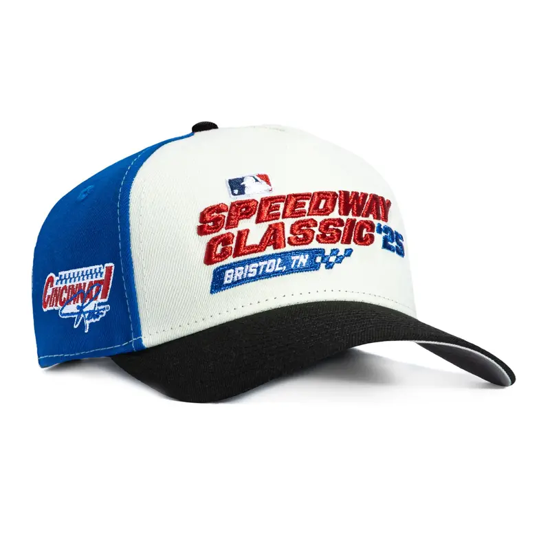 New Era 9Forty A-Frame Cincinnati Reds 2025 Speedway Classic Trucker Cap – White/Red/Black