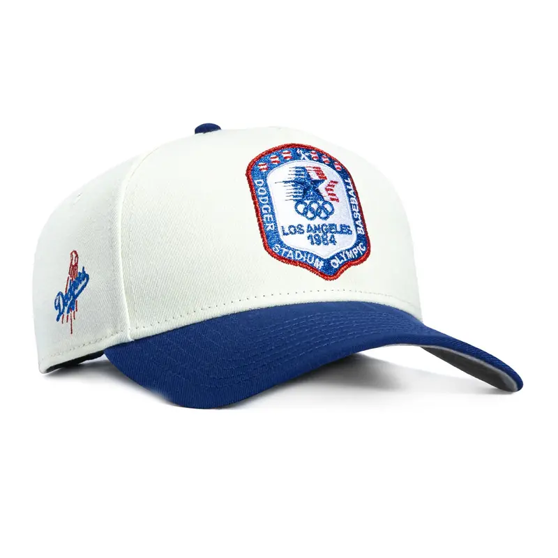 New Era 9Forty A-Frame LA Dodgers 1984 Olympic Stadium Snapback – White & Royal Blue