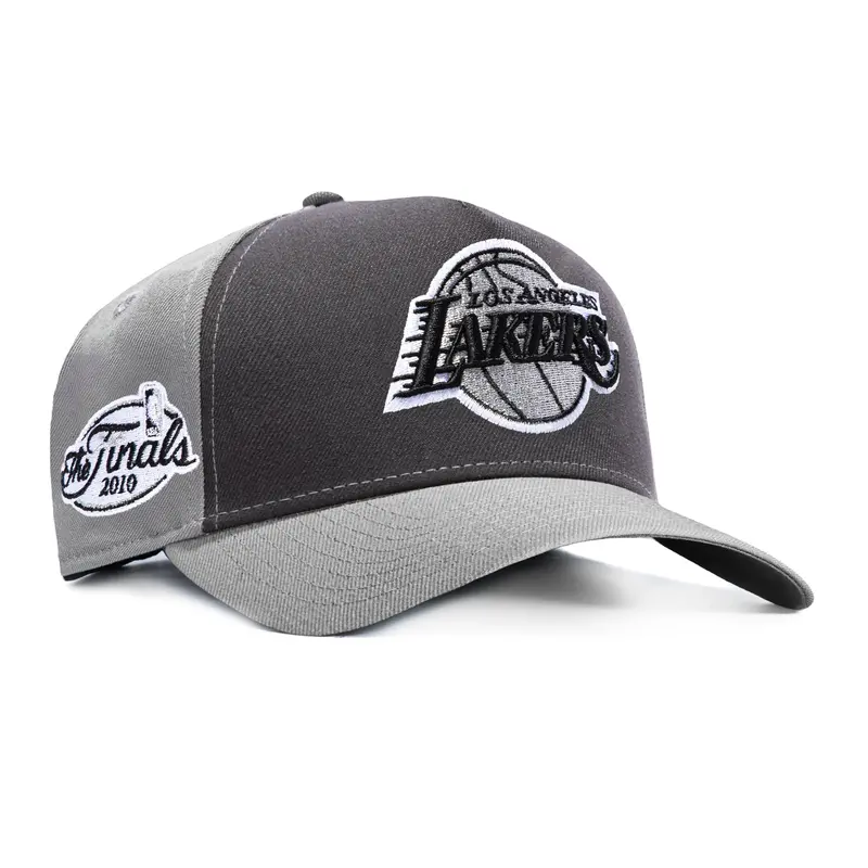 New Era 9Forty A-Frame Los Angeles Lakers 2010 NBA Finals Snapback – Grey & Graphite