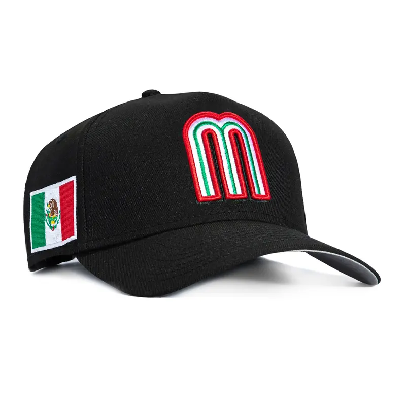 New Era 9Forty A-Frame Mexico World Baseball Classic Flag Snapback – Black
