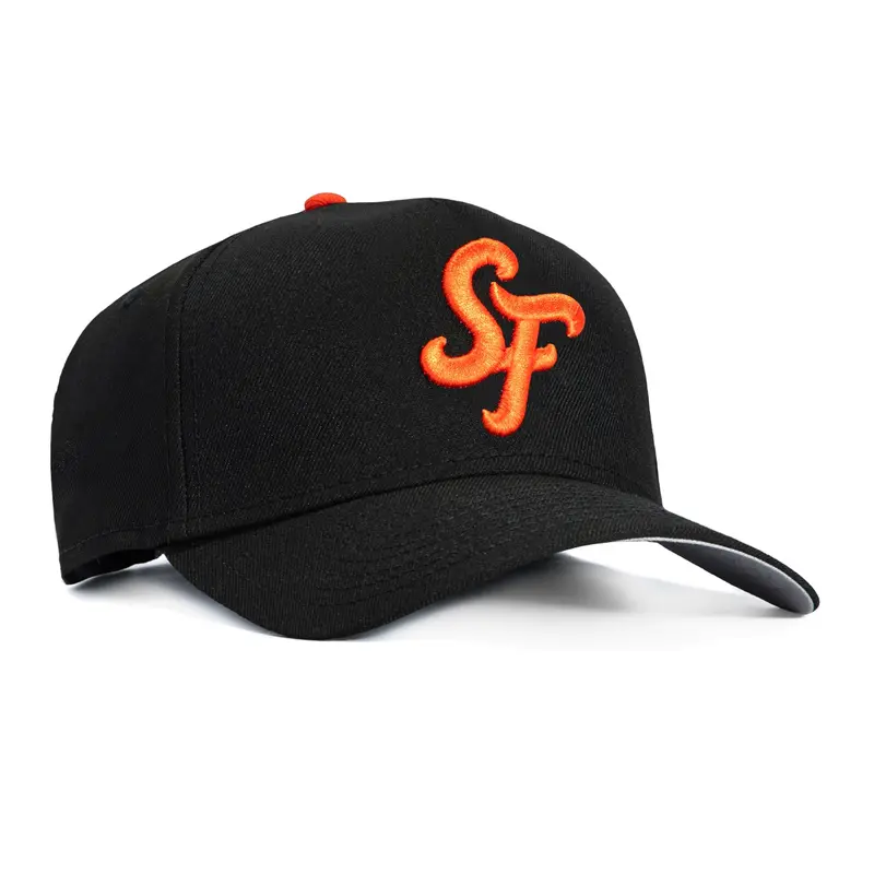 New Era 9Forty A-Frame San Francisco Giants 2025 City Connect Snapback – Black & Orange