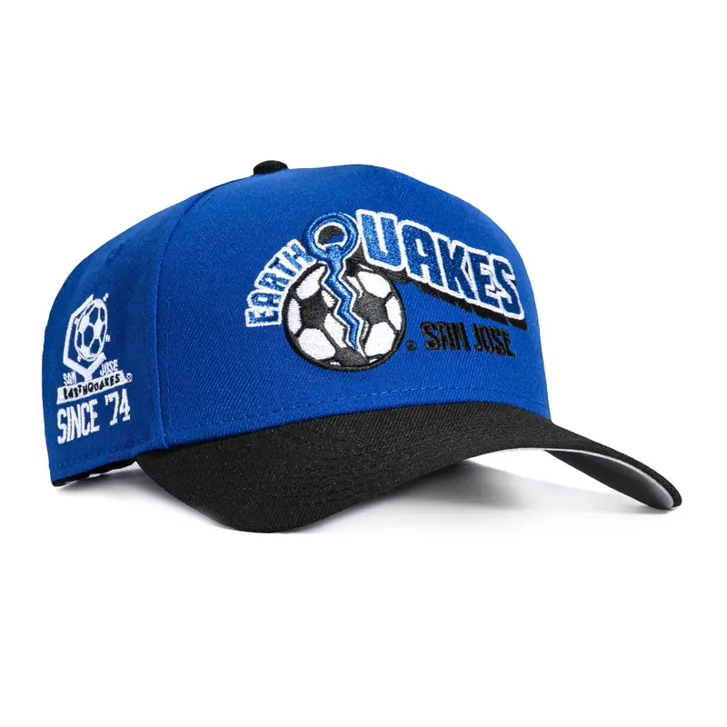 New Era 9Forty A-Frame San Jose Earthquakes Since 1974 Patch Cap – Royal & Black