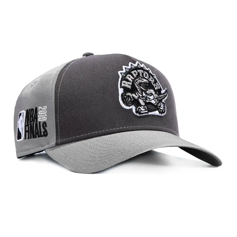 New Era 9Forty A-Frame Toronto Raptors 2019 NBA Championship Snapback – Grey & Graphite