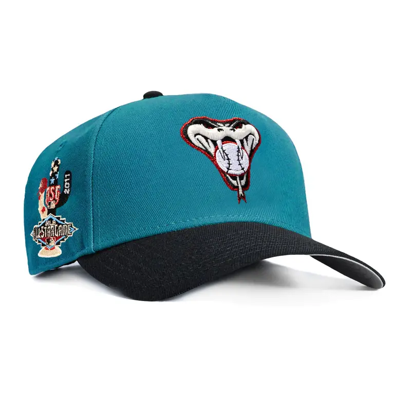 New Era 9Forty Arizona Diamondbacks 2011 All-Star Game Snakehead Snapback – Teal & Black