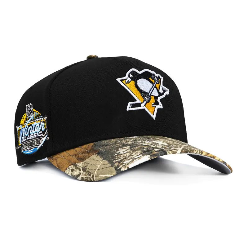 New Era 9Forty Pittsburgh Penguins 2011 Winter Classic Realtree Visor Snapback – Black/Realtree