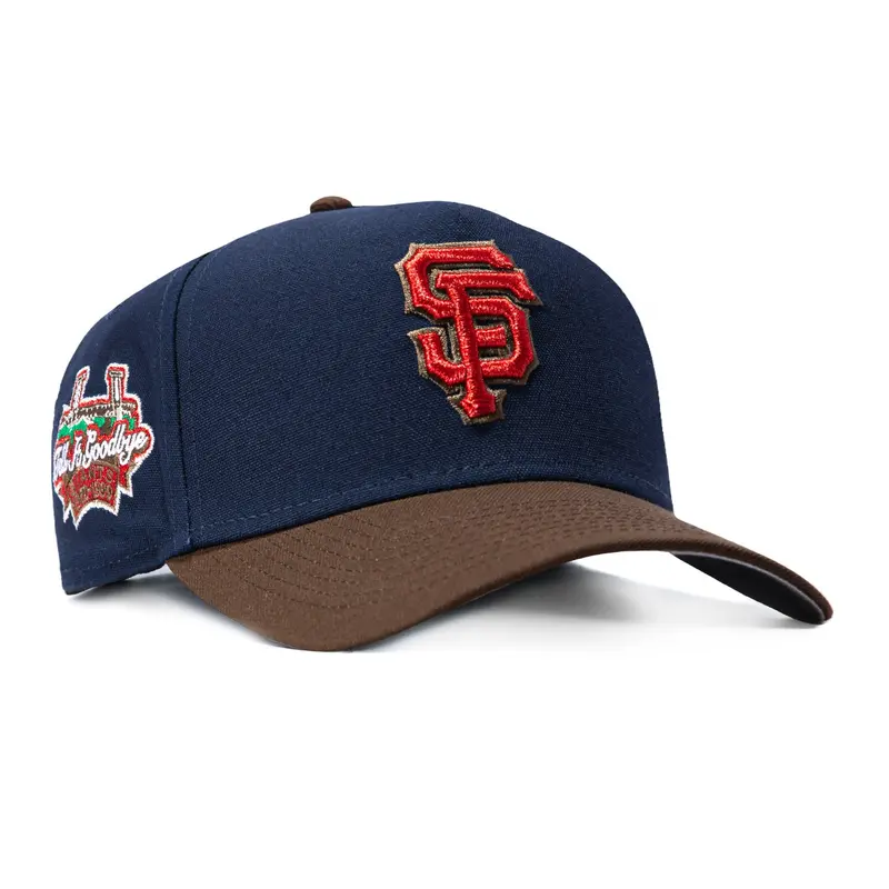 New Era 9Forty San Francisco Giants ‘Tell It Goodbye’ Snapback – Navy & Brown