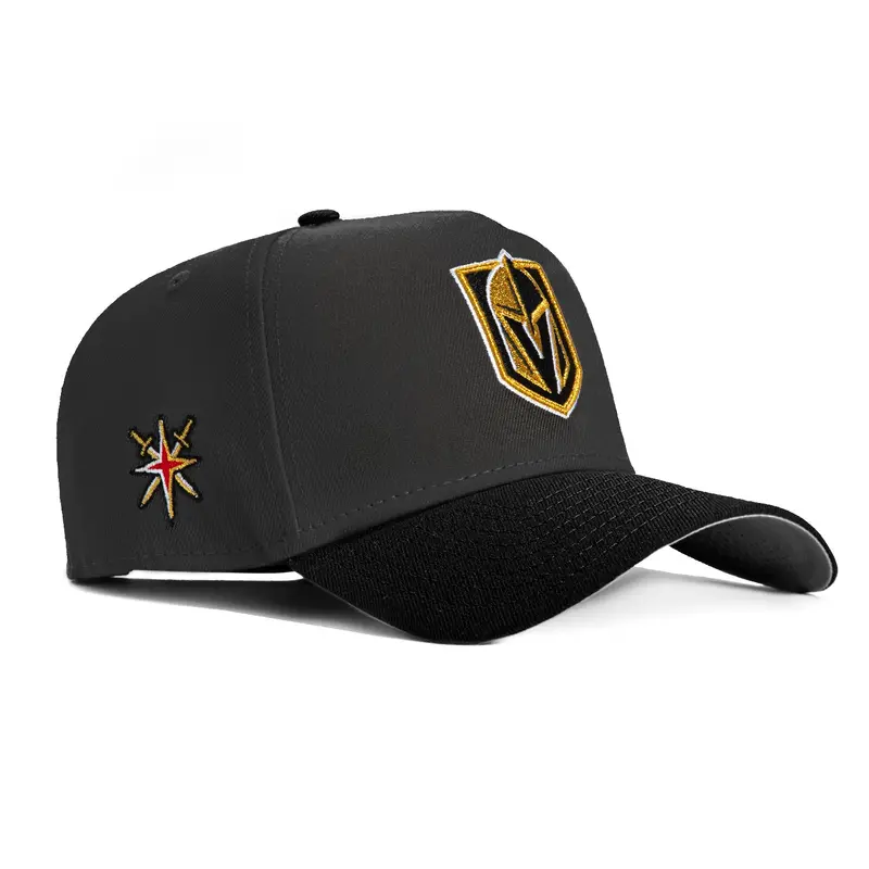 New Era 9Forty Vegas Golden Knights Sharktooth Logo Snapback – Graphite/Black