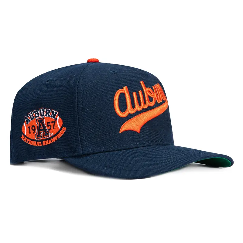 New Era 9Seventy Auburn Tigers 1957 National Champions Stretch Snapback – Navy