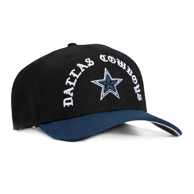 New Era 9Seventy Dallas Cowboys Old English Arch Snapback – Black & Navy