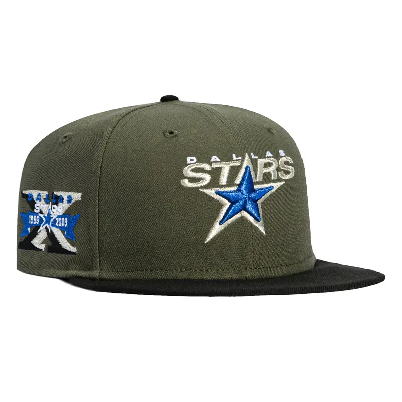 New Era Dallas Stars 59FIFTY Anniversary Cap – Olive, Black & Royal