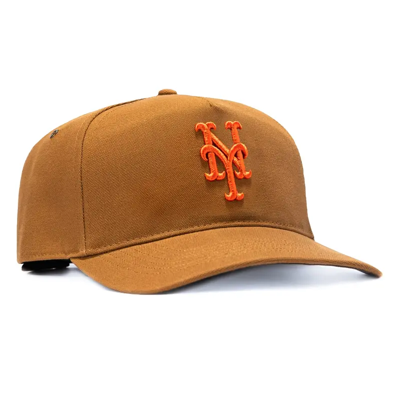 New York Mets 47 Brand x Carhartt Hitch Brown Adjustable Cap