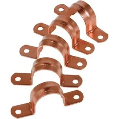 Nibco 1″ Copper Tube Straps with Dual Mounting Holes (5-Pack, 50 Total)