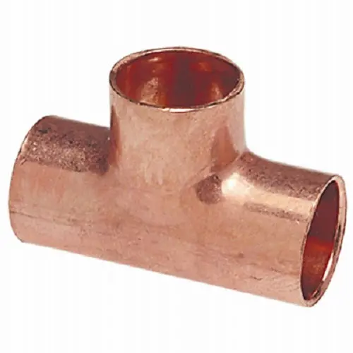 Nibco 1″ x 1″ x 3/4″ Copper Tee Fitting (50-Pack)