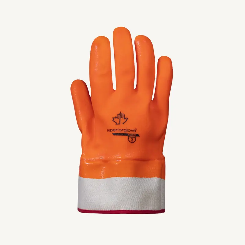 North Sea PVC Chemical-Resistant Gloves – Rough Grip, Food Handling, -5°C, NS300K