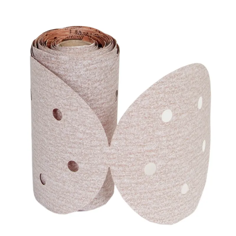 Norton A275OP AO Fine Grit PSA Vacuum Disc Roll – 100-Disc Roll, Smooth Surface Preparation