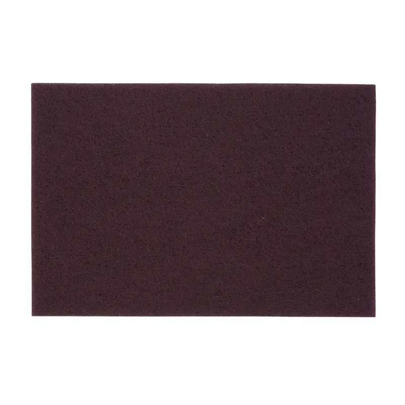 Norton Bear-Tex 777 Maroon Hand Pad – Very Fine Grit, 6″ x 9″ Non-Woven