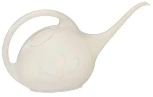 Novelty Pearlescent Indoor Watering Can – 1/2-Gallon, White Finish