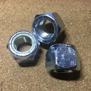 Nylon Insert Lock Nut – Fine Thread, Zinc-Plated Steel