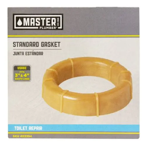 Oatey 007010 Standard Bol-Wax #1 Toilet Wax Ring Gasket – Pack of 6