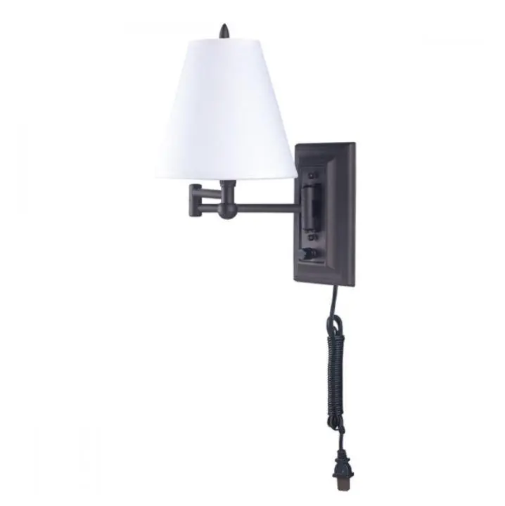 Oil-Rubbed Bronze Adjustable Wall Light – Canarm IWF113D, Articulating Arm Sconce