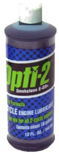 Opti-2 12 oz Two-Stroke Engine Oil with Stabilizer – Pack of 12