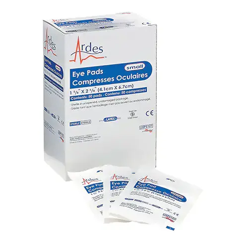 Oval Sterile Eye Pads – PIP Dynamic™ 3″ × 2″ Gauze Pads, 50 per Box (FAEP050)