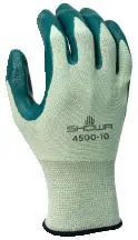 Palm-Coated Nitrile Work Gloves – SHOWA 4500 Series for Enhanced Grip & Durability